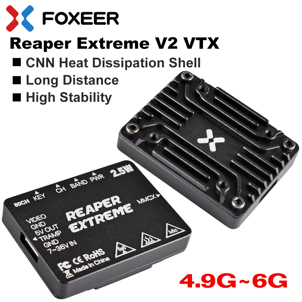 Foxeer 5.8G Reaper Extreme V2  - Foxeer Reaper Extreme 2.5W Vtx ulasan dan harga