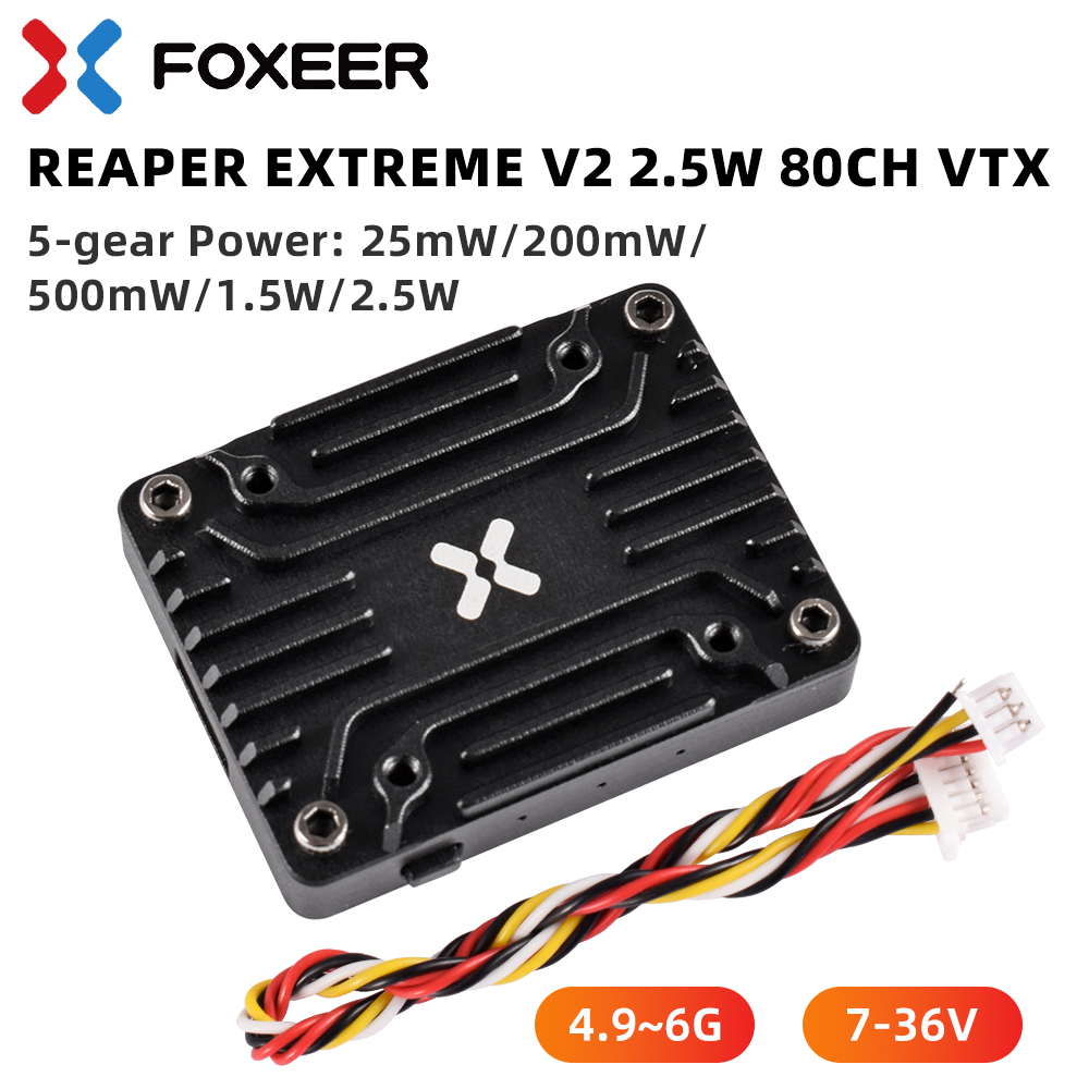Foxeer 5.8G Reaper Extreme V2  - Foxeer Reaper Extreme 2.5W Vtx ulasan dan harga