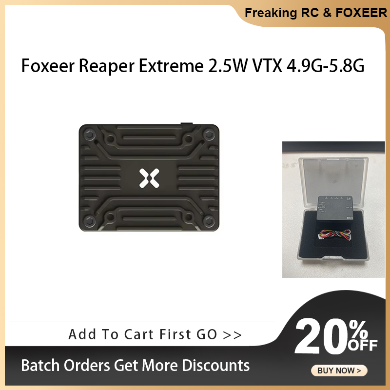 Foxeer 4.9G~6G Reaper Extreme  - Foxeer Reaper Extreme 2.5W Vtx ulasan dan harga